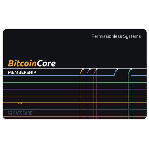 SATSCARD™ Bitcoin Core Membership