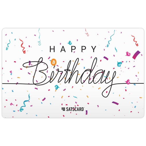 SATSCARD™ Birthday