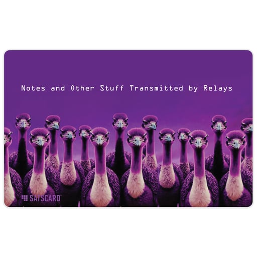 SATSCARD™ NOSTR