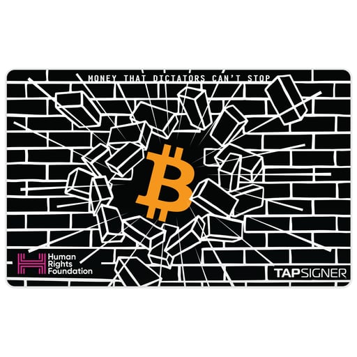 TAPSIGNER® Custom for Human Rights Foundation