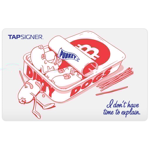 TAPSIGNER® Custom for PubKey