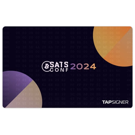 TAPSIGNER® Custom for Satsconf 2024